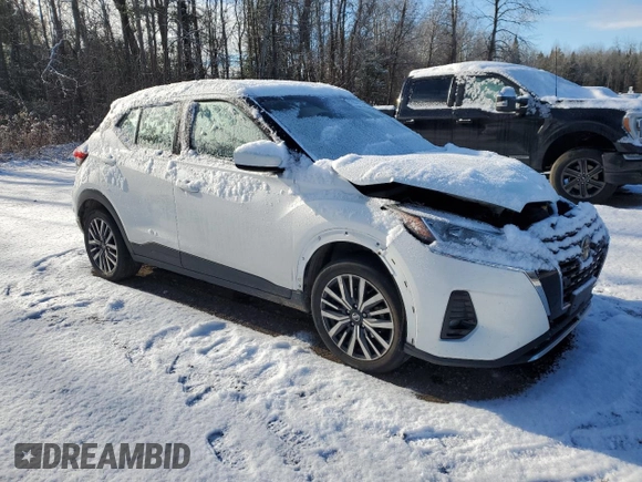 2021 Nissan Kicks SV with VIN 3N1CP5CVXML501261, listed as a Copart auction lot 82891754 with Not Provided miles and Salvage Title. Bid and sale history available at carsss.com. Image 4.