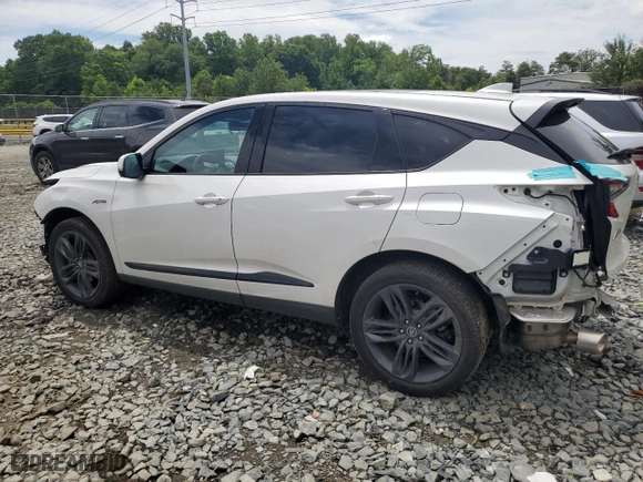 2023 Acura RDX w/A-Spec Package with VIN 5J8TC1H67PL007072, listed as a Copart auction lot 58448564 with 0 mi miles and Salvage Title. Bid and sale history available at carsss.com. Image 2.