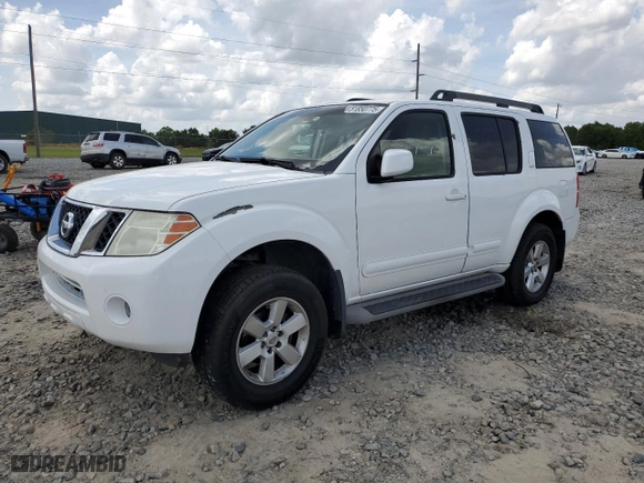 2012 Nissan Pathfinder SV with VIN 5N1AR1NN0CC628742, listed as a Copart auction lot 51850775 with 168,786 mi miles and Salvage Title. Bid and sale history available at carsss.com. Image 1.