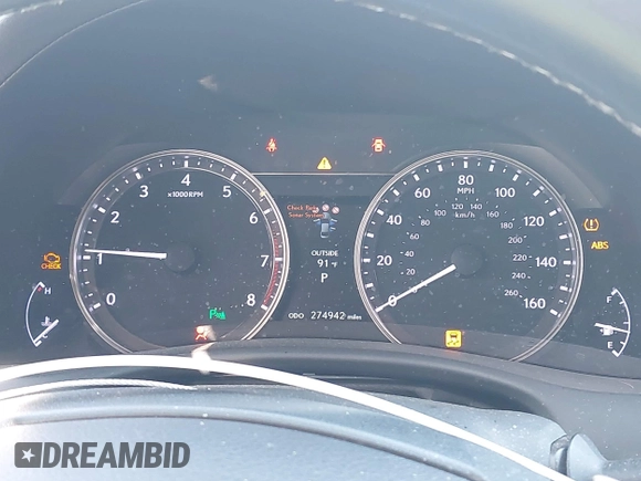2013 Lexus GS 350 z VIN JTHBE1BL0D5011921, wystawiony jako IAAI lot #42026835 z przebiegiem 274 942 mil mil oraz . Historia ofert i sprzedaży dostępna na DreamBid. Obrazek 7.