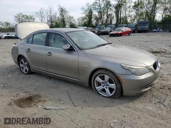 2008 BMW 5 Series 535xi with VIN WBANV93518CZ65377, listed as a Copart auction lot 54707605 with 197,653 mi miles and Clean Title. Bid and sale history available at carsss.com. Image 4.