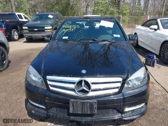 2011 Mercedes-Benz C-Class C 300 Sport with VIN WDDGF8BB3BR180976, listed as a IAAI auction lot 41888785 with 47,532 mi miles. Bid and sale history available at carsss.com. Image 12.