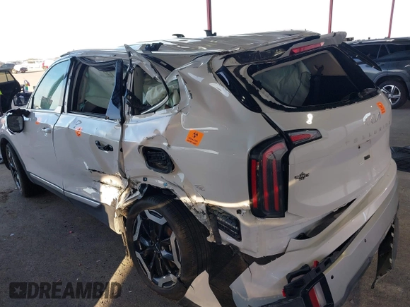 2024 Kia Telluride EX with VIN 5XYP34GC4RG502613, listed as a IAAI auction lot 41299160 with Not Provided miles and . Bid and sale history available at DreamBid. Image 3.