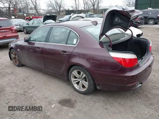 2010 BMW 5 Series 528i with VIN WBANU5C50AC442367, listed as a IAAI auction lot 41927679 with Not Provided miles and . Bid and sale history available at carsss.com. Image 3.