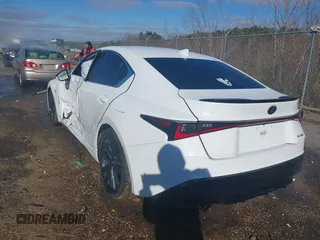 2022 Lexus IS 350 F Sport with VIN JTHGZ1B21N5050374, listed as a IAAI auction lot 41241870 with 25,122 mi miles and . Bid and sale history available at DreamBid. Image 3.