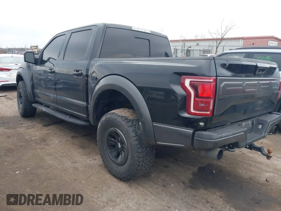 2017 Ford F-150 Raptor with VIN 1FTFW1RG5HFC33542, listed as a IAAI auction lot 41991276 with Not Provided miles and . Bid and sale history available at carsss.com. Image 3.