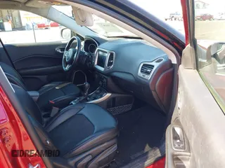 2018 Jeep Compass Latitude with VIN 3C4NJDBB5JT127730, listed as a IAAI auction lot 41701871 with 136,544 mi miles. Bid and sale history available at carsss.com. Image 5.