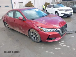2021 Nissan Sentra SV with VIN 3N1AB8CV2MY316583, listed as a IAAI auction lot 41481784 with 25,985 mi miles and . Bid and sale history available at DreamBid. Image 1.