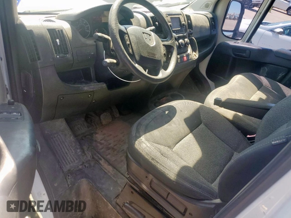 2015 Ram ProMaster Cargo with VIN 3C6TRVBGXFE512589, listed as a Copart auction lot 50187515 with 218,353 mi miles and Clean Title. Bid and sale history available at carsss.com. Image 8.