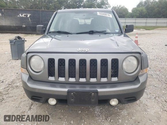 2014 Jeep Patriot Sport with VIN 1C4NJPBA4ED595288, listed as a Copart auction lot 70340814 with 154,585 mi miles and Salvage title. Bid and sale history available at DreamBid. Image 5.