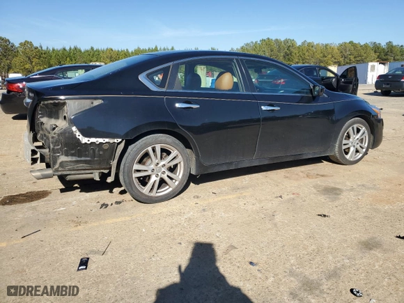 2013 Nissan Altima 3.5 SV with VIN 1N4BL3AP2DC222031, listed as a Copart auction lot 43256295 with 124,811 mi miles and Salvage Title. Bid and sale history available at carsss.com. Image 3.