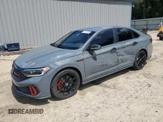 2024 Volkswagen Jetta 40th Anniversary Edition with VIN 3VW9T7BU0RM017556, listed as a Copart auction lot 61151035 with 31,788 mi miles and Salvage title. Bid and sale history available at DreamBid. Image 1.