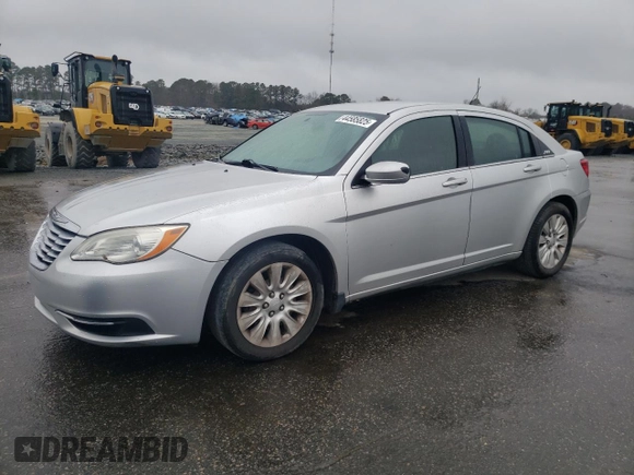 2011 Chrysler 200 LX with VIN 1C3BC4FB8BN539444, listed as a Copart auction lot 44585825 with 169,310 mi miles and Salvage Title. Bid and sale history available at carsss.com. Image 1.