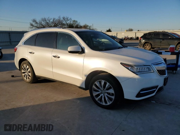2014 Acura MDX Tech Pkg with VIN 5FRYD3H42EB005479, listed as a Copart auction lot 49132765 with 147,598 mi miles and Salvage Title. Bid and sale history available at carsss.com. Image 4.