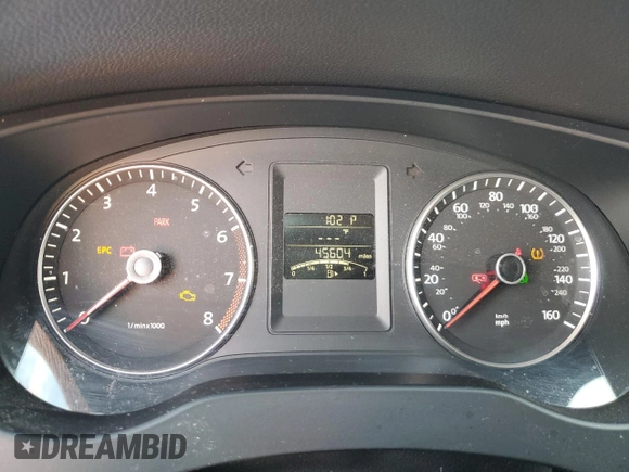 2012 Volkswagen Jetta SE z VIN 3VWDX7AJXCM396871, wystawiony jako Copart lot #57594565 z przebiegiem 45 604 mil mil oraz Szkoda całkowita • Salvage title. Historia ofert i sprzedaży dostępna na DreamBid. Obrazek 9.