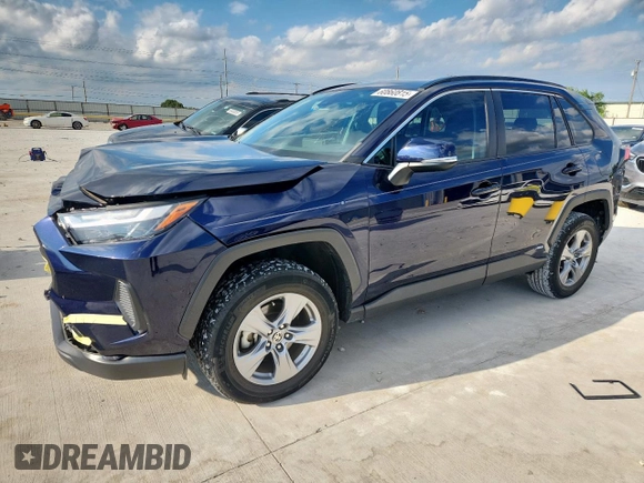 2022 Toyota RAV4 Hybrid XLE with VIN 2T3RWRFV0NW138427, listed as a Copart auction lot 60860815 with 27,772 mi miles and Salvage title. Bid and sale history available at DreamBid. Image 1.