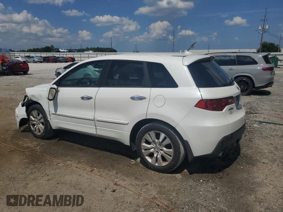 2012 Acura RDX Technology with VIN 5J8TB2H5XCA002485, listed as a Copart auction lot 57782895 with 159,058 mi miles and Salvage title. Bid and sale history available at DreamBid. Image 2.