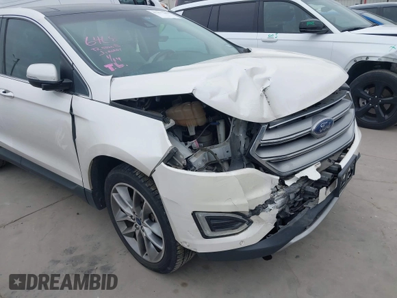 2016 Ford Edge Titanium with VIN 2FMPK3K83GBB51691, listed as a IAAI auction lot 41377380 with 145,839 mi miles. Bid and sale history available at carsss.com. Image 19.