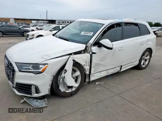 2022 Audi Q7 Premium z VIN WA1AJBF78ND014501, wystawiony jako Copart lot #58668255 z przebiegiem Nie podano mil oraz Szkoda całkowita • Salvage title. Historia ofert i sprzedaży dostępna na DreamBid. Obrazek 1.