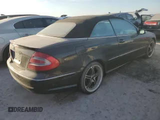 2005 Mercedes-Benz CLK 500 with VIN WDBTK75J65F161649, listed as a Copart auction lot 75284434 with Not Provided miles and Salvage Title. Bid and sale history available at DreamBid. Image 3.