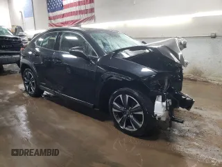 2019 Lexus UX 250h with VIN JTHU9JBH9K2009009, listed as a Copart auction lot 42381095 with Not provided miles and Salvage title. Bid and sale history available at DreamBid. Image 4.