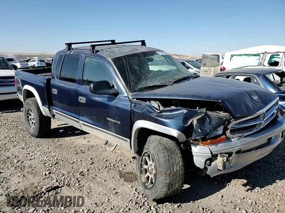 2002 Dodge Dakota SLT with VIN 1B7HG48N22S646167, listed as a Copart auction lot 42716735 with 184,598 mi miles and Salvage Title. Bid and sale history available at carsss.com. Image 11.