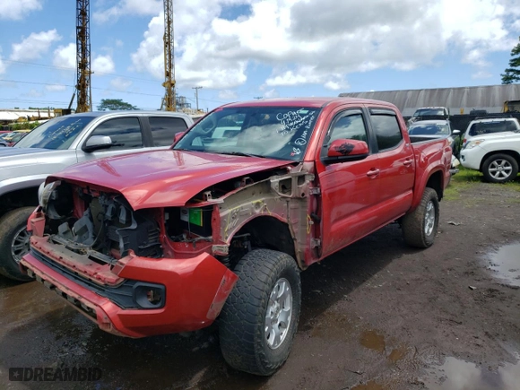 2017 Toyota Tacoma SR5 with VIN 3TMCZ5AN1HM066723, listed as a Copart auction lot 48698654 with 127,071 mi miles and Salvage Title. Bid and sale history available at carsss.com. Image 1.