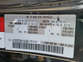 2017 Mazda CX-3 Sport with VIN JM1DKDB79H0142498, listed as a Copart auction lot 71669774 with 140,817 mi miles and Salvage Title. Bid and sale history available at carsss.com. Image 13.