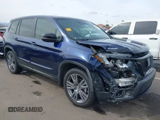 2019 Honda Passport EX-L z VIN 5FNYF8H57KB025384, wystawiony jako IAAI lot #41772782 z przebiegiem 69 174 mil mil oraz . Historia ofert i sprzedaży dostępna na DreamBid. Obrazek 1.