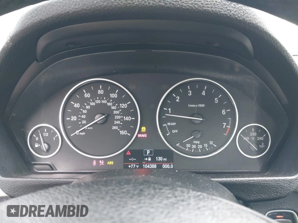 2014 BMW 3 Series 320i with VIN WBA3B1G52ENS80039, listed as a IAAI auction lot 42253717 with 104,388 mi miles and . Bid and sale history available at DreamBid. Image 7.