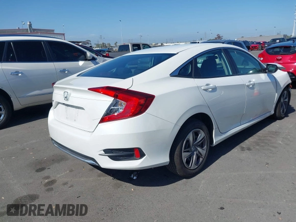 2020 Honda Civic LX z VIN 19XFC2F67LE212561, wystawiony jako IAAI lot #42272481 z przebiegiem 50 681 mil mil oraz . Historia ofert i sprzedaży dostępna na DreamBid. Obrazek 4.