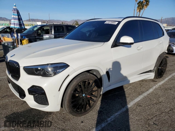 2023 BMW X5 sDrive40i with VIN 5UXCR4C06P9P72139, listed as a Copart auction lot 41875905 with 24,037 mi miles and Salvage Title. Bid and sale history available at carsss.com. Image 1.