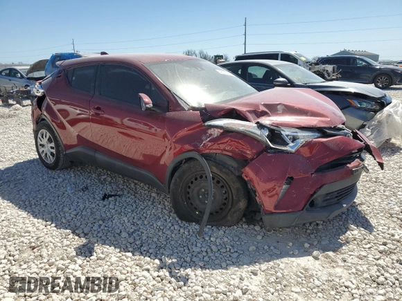 2019 Toyota C-HR XLE with VIN NMTKHMBX2KR082945, listed as a Copart auction lot 48569165 with 46,287 mi miles and Salvage Title. Bid and sale history available at DreamBid. Image 4.
