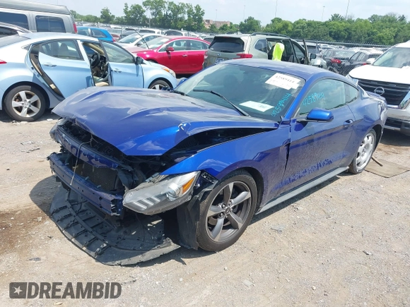 2015 Ford Mustang V6 with VIN 1FA6P8AM3F5317116, listed as a IAAI auction lot 42589414 with 129,321 mi miles and . Bid and sale history available at DreamBid. Image 2.