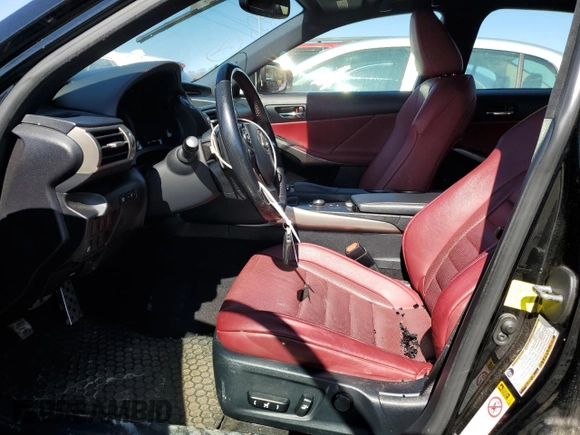 2015 Lexus IS 350 with VIN JTHCE1D25F5008167, listed as a Copart auction lot 49696125 with 121,377 mi miles and Salvage title. Bid and sale history available at DreamBid. Image 7.