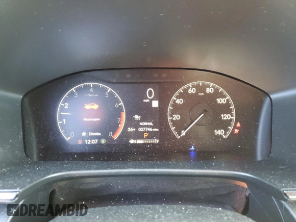 2024 Honda CR-V LX with VIN 2HKRS4H29RH432388, listed as a Copart auction lot 82054734 with 27,746 mi miles and Salvage Title. Bid and sale history available at DreamBid. Image 9.