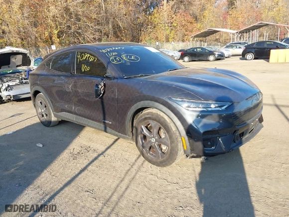 2021 Ford Mustang Mach-E Select with VIN 3FMTK1RM3MMA65264, listed as a IAAI auction lot 40897877 with 52,212 mi miles. Bid and sale history available at carsss.com. Image 1.