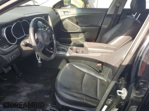 2015 Kia Optima EX with VIN 5XXGN4A78FG516164, listed as a Copart auction lot 57143165 with 130,945 mi miles and Salvage title. Bid and sale history available at DreamBid. Image 7.