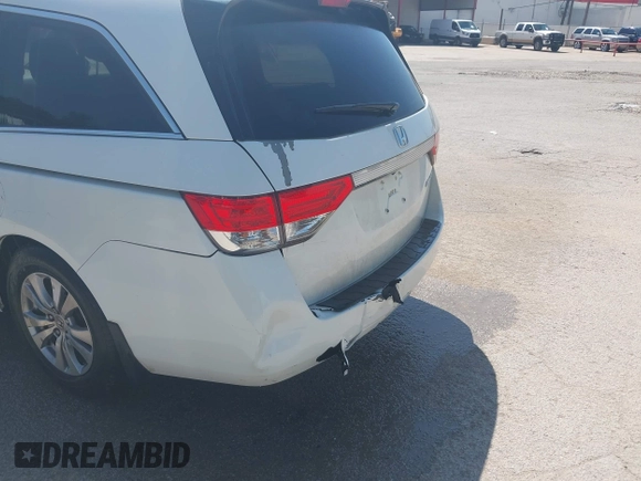 2014 Honda Odyssey EX-L z VIN 5FNRL5H61EB001509, wystawiony jako IAAI lot #42371539 z przebiegiem 259 195 mil mil oraz . Historia ofert i sprzedaży dostępna na DreamBid. Obrazek 6.