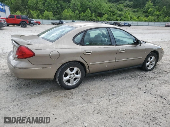 2002 Ford Taurus SES Standard with VIN 1FAFP55S72A271279, listed as a Copart auction lot 58467685 with 189,768 mi miles and Clean title. Bid and sale history available at DreamBid. Image 3.