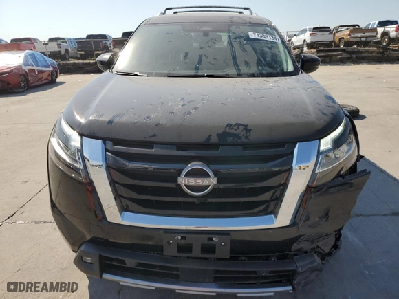 2022 Nissan Pathfinder SL with VIN 5N1DR3CA9NC204455, listed as a Copart auction lot 74389134 with 74,360 mi miles and Salvage Title. Bid and sale history available at carsss.com. Image 5.