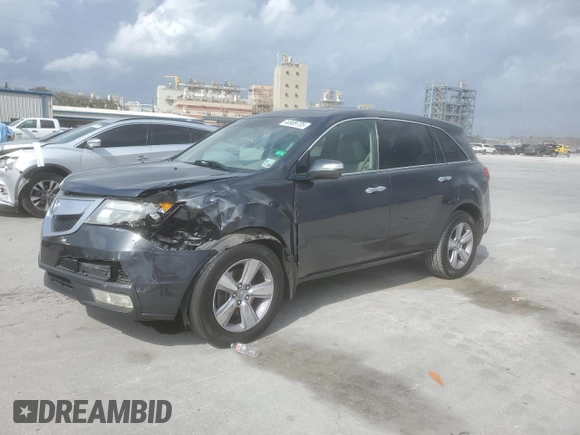 2013 Acura MDX with VIN 2HNYD2H21DH512659, listed as a Copart auction lot 44909735 with 171,737 mi miles and Salvage Title. Bid and sale history available at carsss.com. Image 1.