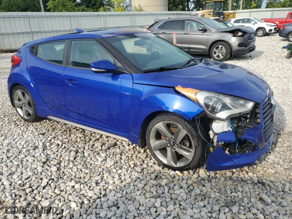 2014 Hyundai Veloster Turbo with VIN KMHTC6AE8EU183497, listed as a Copart auction lot 62950724 with 123,751 mi miles and Clean Title. Bid and sale history available at carsss.com. Image 4.