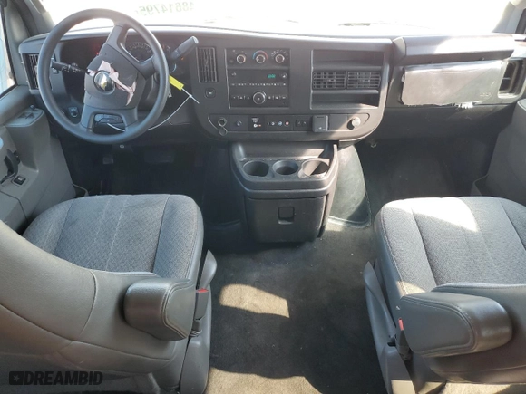 2019 Chevrolet Express Passenger LT with VIN 1GAZGPFG0K1196401, listed as a Copart auction lot 48614795 with 98,925 mi miles and Salvage Title. Bid and sale history available at carsss.com. Image 8.
