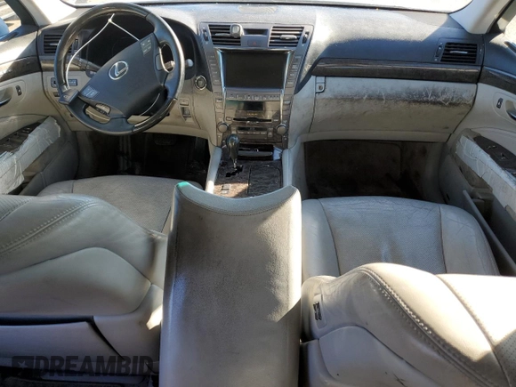 2007 Lexus LS 460 with VIN JTHBL46F975040494, listed as a Copart auction lot 41648735 with 353,650 mi miles and Clean Title. Bid and sale history available at DreamBid. Image 8.