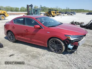 2021 Acura ILX w/Premium/A-SPEC Package with VIN 19UDE2F86MA007659, listed as a Copart auction lot 53266515 with 41,157 mi miles and Salvage Title. Bid and sale history available at carsss.com. Image 4.