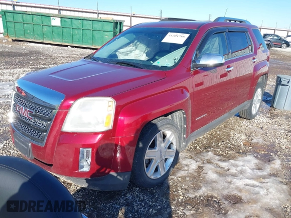 2011 GMC Terrain SLT-2 with VIN 2CTFLXEC6B6338109, listed as a IAAI auction lot 41301788 with 1 mi miles. Bid and sale history available at carsss.com. Image 2.