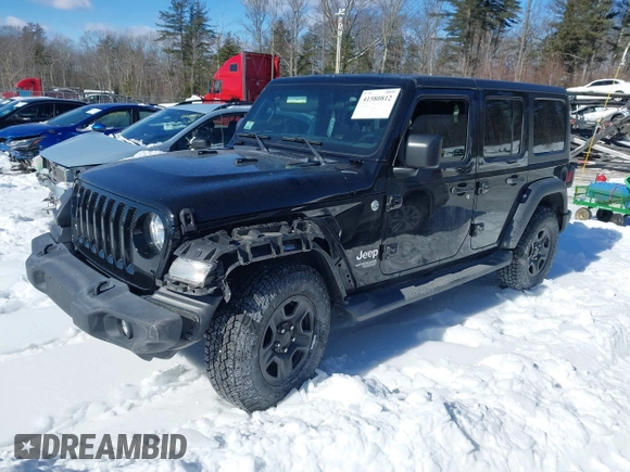 2018 Jeep Wrangler Unlimited Sport с VIN 1C4HJXDG5JW182891, выставлен на аукционе IAAI как лот 41580812 с пробегом 91 122 миль миль и . История ставок и продаж доступна на DreamBid. Изображение 18.