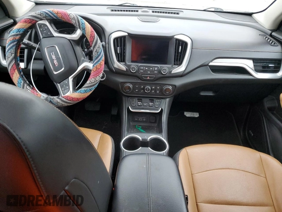2018 GMC Terrain SLT with VIN 3GKALPEV6JL313796, listed as a Copart auction lot 44714555 with 103,557 mi miles and Salvage Title. Bid and sale history available at DreamBid. Image 8.