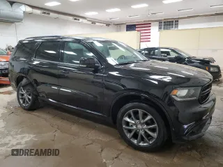 2017 Dodge Durango GT with VIN 1C4RDJDGXHC931267, listed as a Copart auction lot 59383975 with 26,169 mi miles and Clean title. Bid and sale history available at DreamBid. Image 4.